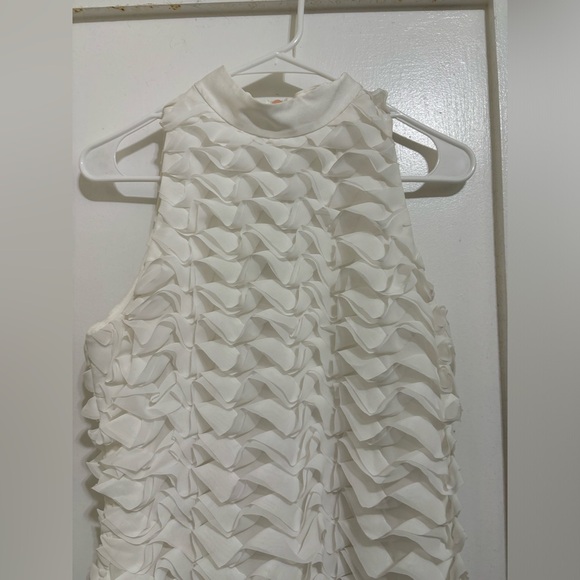 Ted baker serilda ruffle dress in white size 1 US XS - Picture 4 of 6